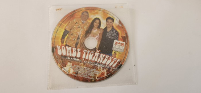 BOMBE TIGANESTI CU SORINA SI NICUSOR GUTA , CD AUDIO