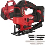 Skil 3420 DC - Fierastrau pendular cu 1 acumulator Li-Ion 20 V 2 Ah geanta textila accesorii
