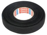 Bandă textilă neagră auto 15mm x 15m 105&deg;C