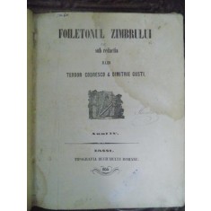 FOILETONUL ZIMBRULUI, ANUL IV, IASI 1855