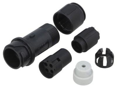 Conector circular 4 pini IP68 IP69K foto