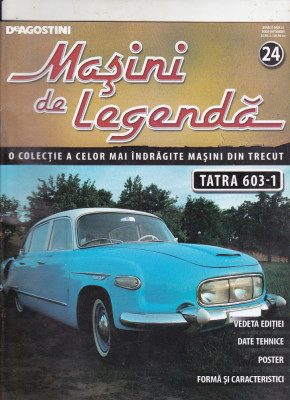 bnk ant Revista Masini de legenda 24 - Tatra 603-1 foto