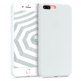 Husa pentru Apple iPhone 8 Plus / iPhone 7 Plus, Silicon, Alb, 39499.48, Carcasa, Kwmobile