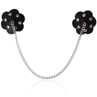 OHMAMA FETISH - PETAL NIPPLE SHIELD WITH CHAIN foto