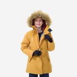 Geacă Parka Iarnă Impermeabilă Călduroasă Drumeție SH900 -17&deg;C Fete 7 -15 ani, Quechua