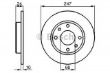 Disc frana CITROEN SAXO (S0, S1) (1996 - 2004) BOSCH 0 986 479 C54