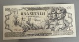 100 lei dec 1945 UNC Filigran Orizontal eroare!!
