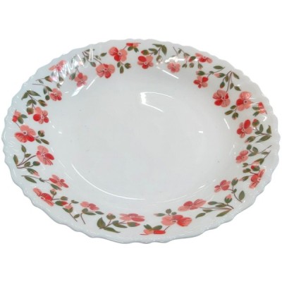 Set 6 Farfurii Intinse Opal Alb Model Samara 26cm CNN50170 foto