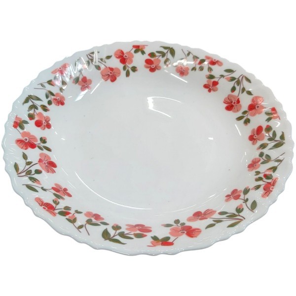 Set 6 Farfurii Intinse Opal Alb Model Samara 26cm CNN50170