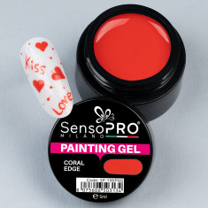 Gel UV Pictura Unghii Coral Edge 5ml, SensoPRO Milano