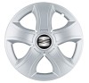Set 4 Capace Roti Bis Gri R15, pentru Seat, Autohelix MSA