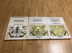 D. K. DE BIZEMONT--UNIVERSUL LUI EDGAR CAYCE - 3 VOL. foto