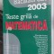 TESTE GRILA DE MATEMATICA BACALAUREAT SERDEAN ULMEANU BISBOACA ANDRONACHE