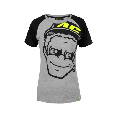 Valentino Rossi tricou de dama VR46 classic grey head - XS foto