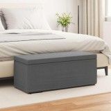 vidaXL Taburet Gri &icirc;nchis 101 x 41 x 40 cm Stofă și lemn prelucrat 876789