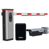 Kit bariera auto si camera recunoastere placute Dahua, 4MP, IR 30m, alarma acustica si vizuala, lungime brat cu LED 3m, detectie vehicul SafetyGuard S