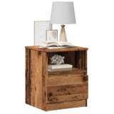Gossi noptiere, 2 buc., lemn vechi, 40x40x50 cm, lemn prelucrat