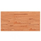 Cumpara ieftin Blat de baie, 100x50x4 cm, lemn masiv de fag
