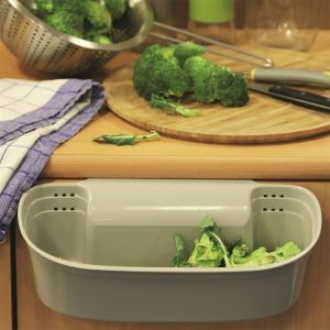 Cos plastic bucatarie pentru resturi alimentare foto