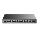 Switch POE+ TP-Link 8-Port 10/100Mbps + 3-Port Gigabit Desktop Switch with 8-Port PoE+, carcasa metalica &quot;TL-SL1311P&quot; (timbru verde 2 lei)