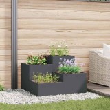 VidaXL Jardiniere pentru grădină 100x100x60 cm Oțel Antracit