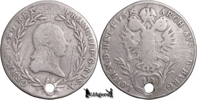 1793 A, 10 Kreuzer - Francisc al II-lea - Arhiducatul Austriei foto