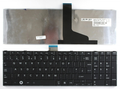 Tastatura laptop noua TOSHIBA C850 BLACK( Without Foil , For Win8) UK foto
