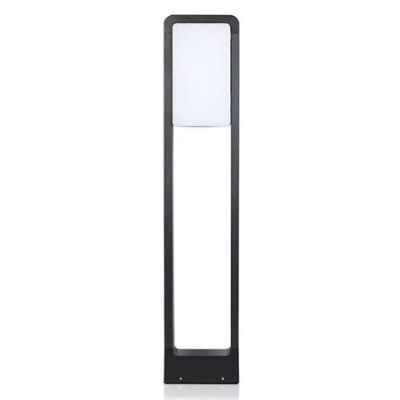 Lampa Iluminat Gradina 10w Ip65 6400k Alb Rece - Negru foto