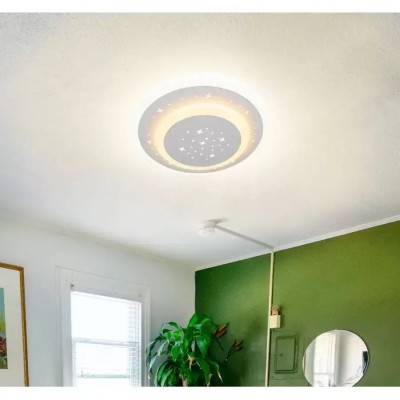 Lustra LED Mari 30W Alb foto