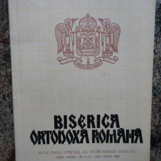 BISERICA ORTODOXA ROMANA BULETINUL OFICIAL NR 5-6 MAI -IUNIE ANUL 1980 AUTOGRAF