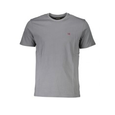 Tricou barbati, cu mini logo, Regular fit, Gri inchis, S