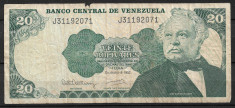 Venezuela - 20 bolivares - 1992 (B0201) - starea care se vede foto
