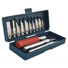 Set 13 cutite profesionale de modelare cu maner si husa inclusa