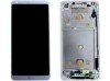 Display LCD cu Touchscreen si Rama Alb LG G6, OEM