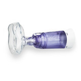 Camera de inhalare Optichamber Diamond Respironics Philips, 140 ml, 14.2 cm, avertizare sonora, adaptor silicon, 1-5 ani