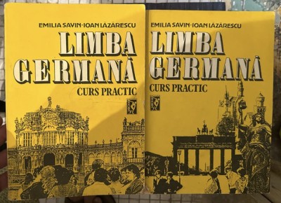 Emilia Savin, Ioan Lazarescu - Limba Germana Curs Practic (2 volume) foto
