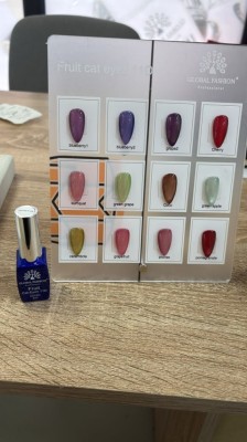 Ojă semipermanentă ochi de pisică Fruit 11D 8ml, 02 foto