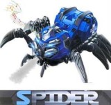 Jucărie interactivă Păianjen Robot Spider cu lumini muzică mișcare și efect de abur 3+ ani