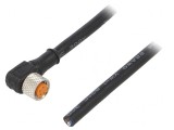 Cablu de Conectare M8 4-PIN Unghi 5m 50VAC 4A PVC