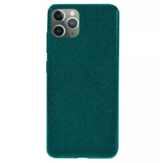Husa Apple iPhone 11 Pro Sclipici Verde Silicon