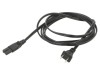Cablu Alimentare 2x18AWG IEC C7 - NEMA 1-15, 2.4m Negru