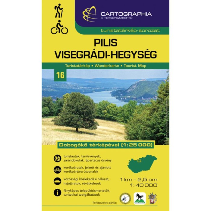 Pilis &eacute;s Visegr&aacute;di-hegys&eacute;g turistat&eacute;rk&eacute;p