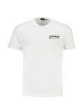 Cumpara ieftin Tricou barbati, cu imprimeu cu logo, Regular fit, Alb, L