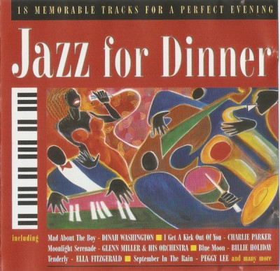 CD Jazz For Dinner, original: Ella Fitzgerald, Nat King Cole, Louis Amstrong foto