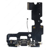 Flex Incarcare iPhone 7 Negru, Mufa Dock Conector, Banda Flex Incarcare, Piese Schimb Telefon