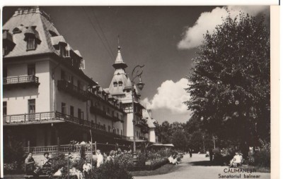 CPIB 22668 - CARTE POSTALA - CALIMANESTI. SANATORIUL BALNEAR, RPR, NECIRCULATA foto