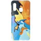 Husă Samsung Galaxy A20e, TPU Matte, Design 14, IMD, Protecție Antishock