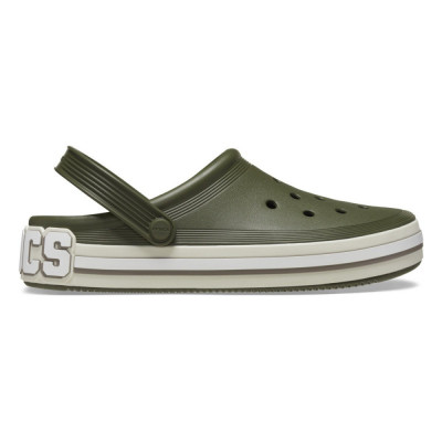 Saboti Crocs Off Court Logo Clog Verde - Army Green foto