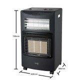 Cumpara ieftin Soba Camping Gaz GPL &amp; Electrica 80mp - Incalzire Portabila 2 in 1 - Nou 2023