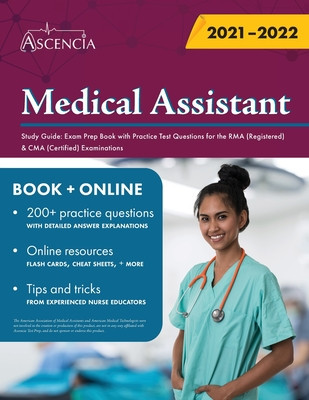 Medical Assistant Study Guide: Exam Prep Book with Practice Test Questions for the RMA (Registered) &amp;amp; CMA (Certified) Examinations foto